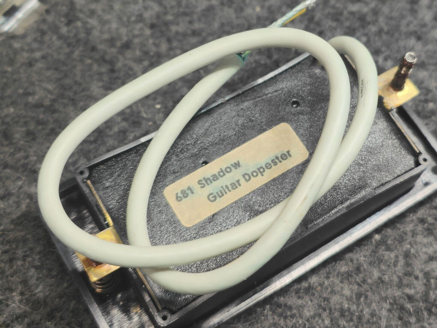 1970's Shadow Germany 681 "Dopester" NOS Covered Humbucker (Black)