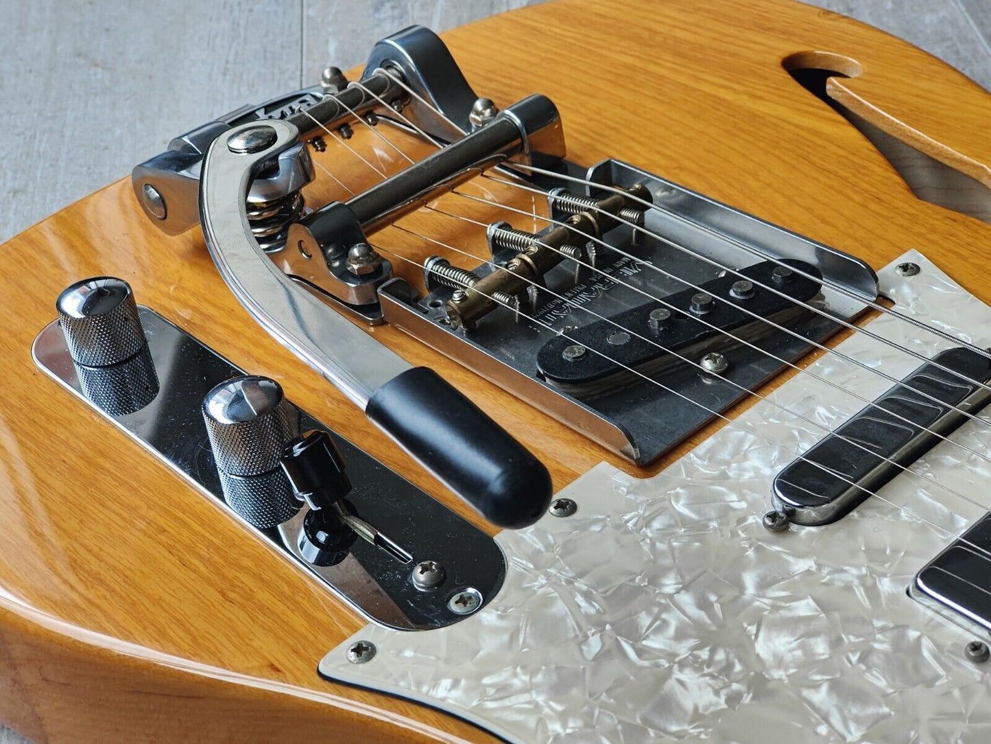 2004 Fender Japan J-Craft Series TN-85SPL Thinline Telecaster w/Bigsby (Natural)
