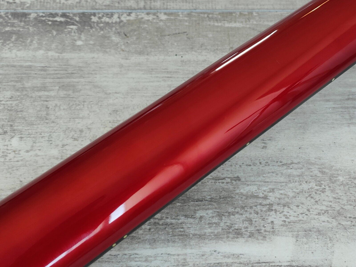 1986 Aria Pro II Japan Interceptor Headless Bass (Red)