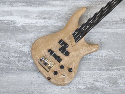 1990 Greco Japan PXB-80 Phoenix (Warwick-ish) Defretted/Fretless Bass (Natural)