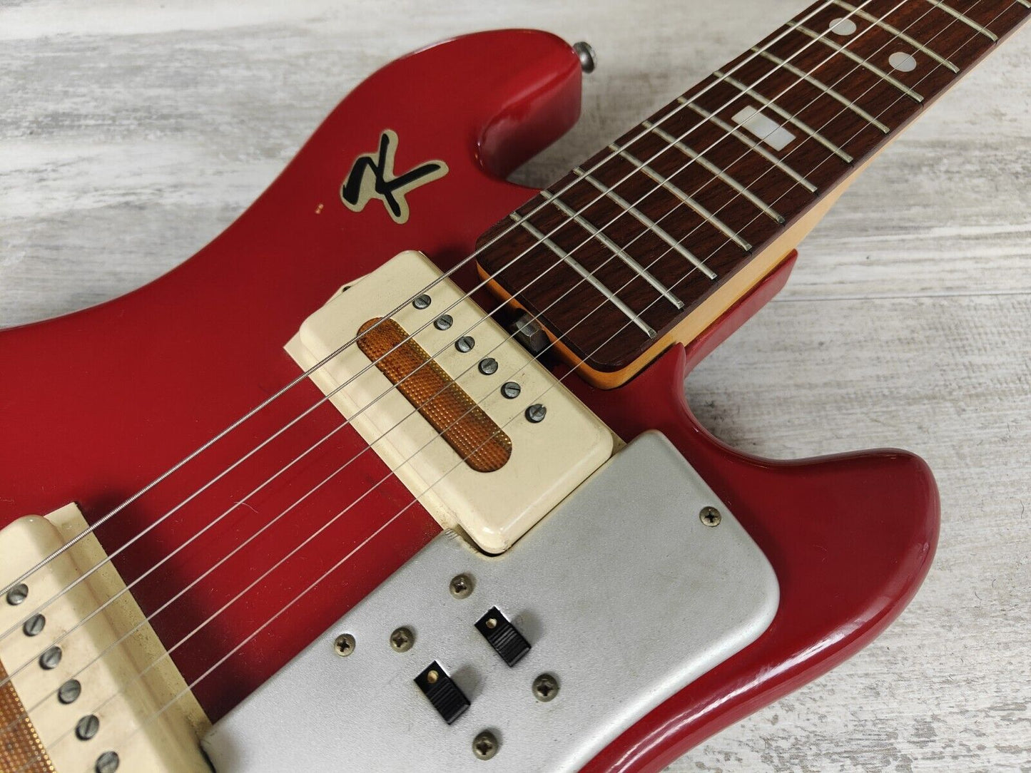 1960's Guyatone Japan LG-85T Electric Guitar (Dakota Red)