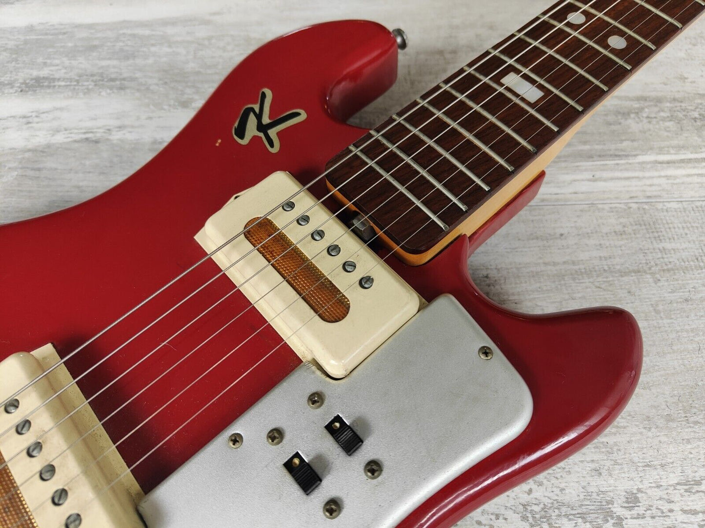 1960's Guyatone Japan LG-85T Electric Guitar (Dakota Red)