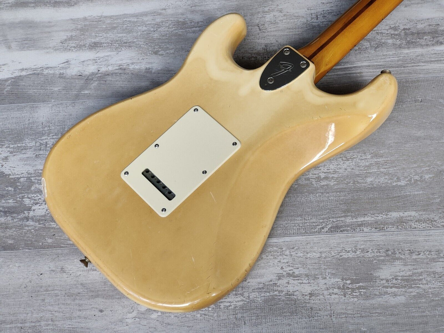 1985 Fender Japan ST72-65 Blackmore Scalloped Stratocaster (Aged Olympic White)