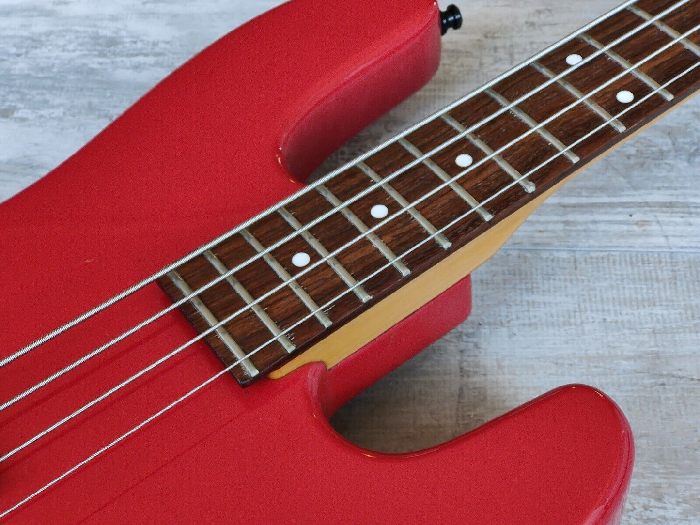 1985 Charvel Jackson Japan Model 2B PJ Bass (Red)