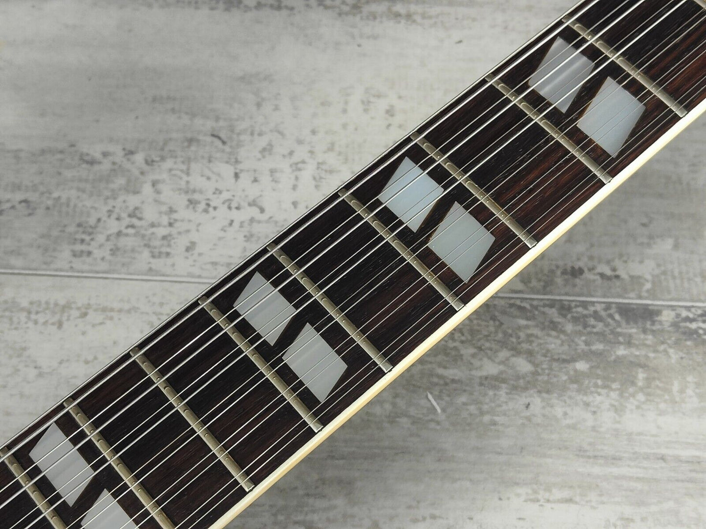 1970's Japanese EDS-1275 Style 6/12 Doubleneck SG (Walnut Brown)