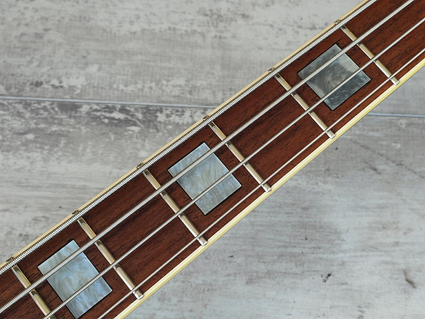 1992 Greco Japan EGB-850 Les Paul Custom Short Scale Bass w/EMG's (Ebony)