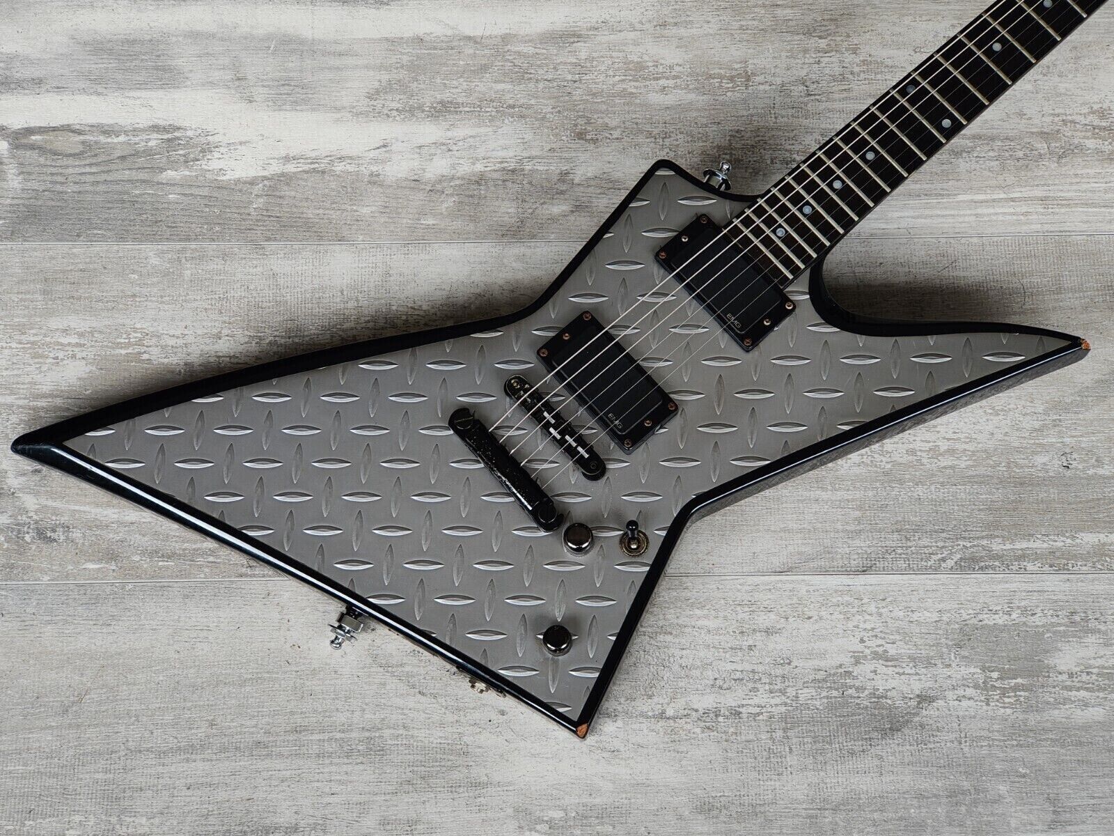 1990's LTD (by ESP Japan) EX Series Hetfield Explorer (Black Diamond ...