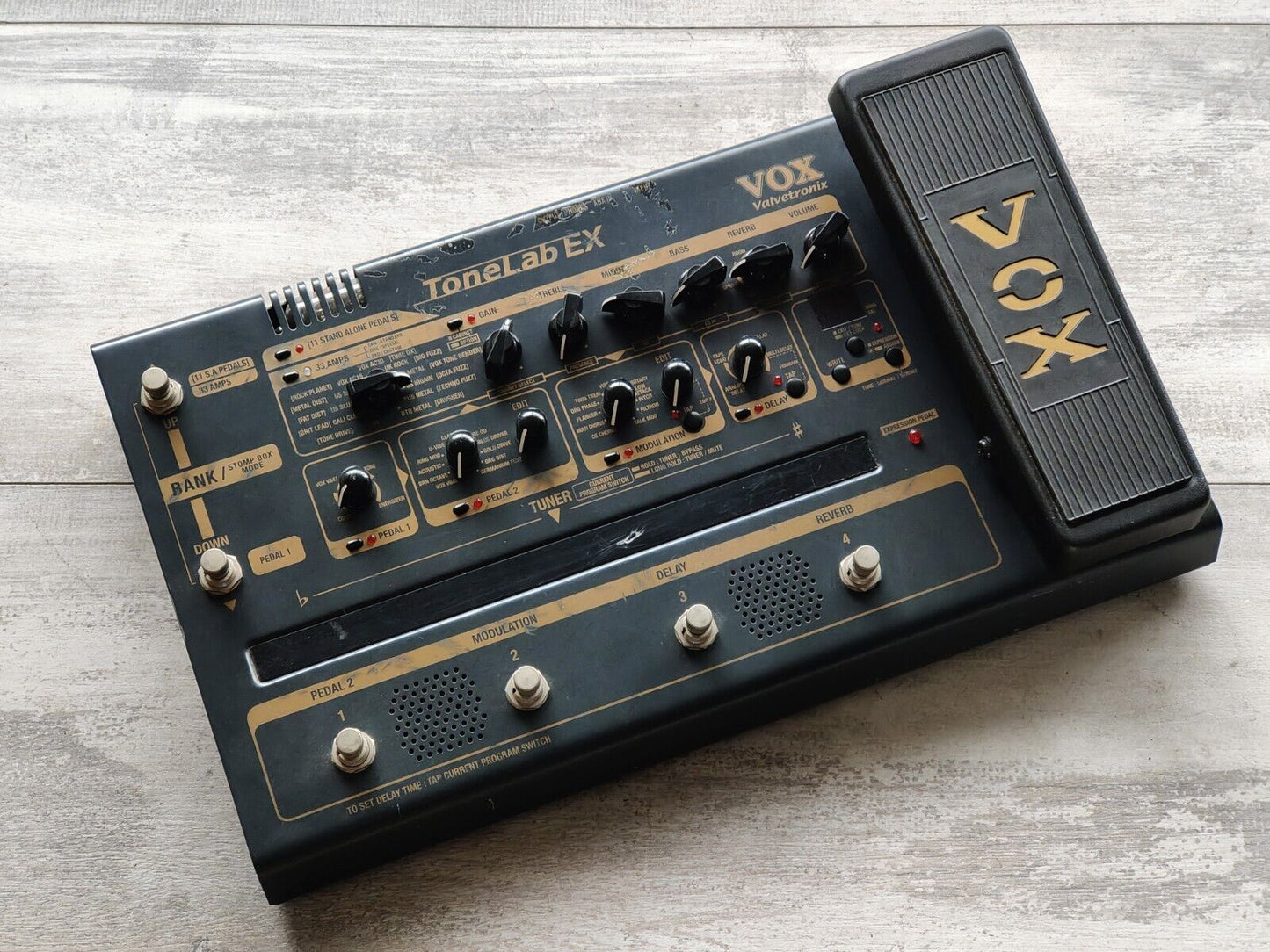 vox valvetronix pedal Vox Valvetronix Tonelab EX Multi Effects Pedal – Cool Old Guitars