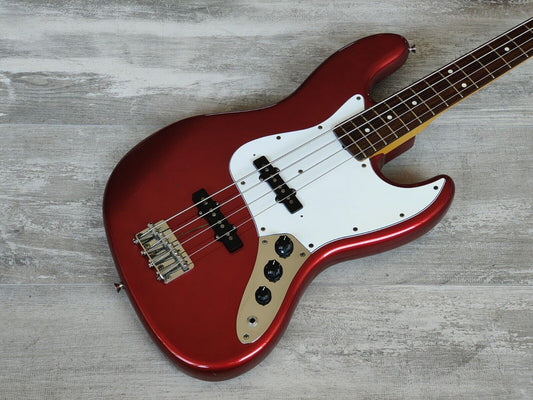 1992 Fender Japan (by Fujigen) JB62-58 '62 Reissue Jazz Bass (Candy Apple Red)