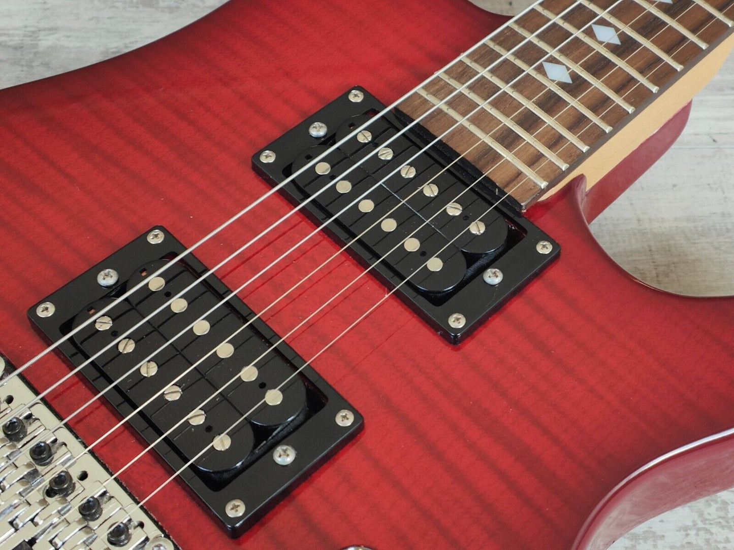 BC Rich ASM Assassin Electric Guitar (Red Flame Top)