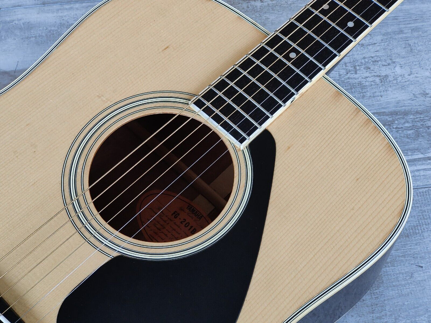 1980's Yamaha FG-201B Japanese Vintage Acoustic Guitar (Natural)