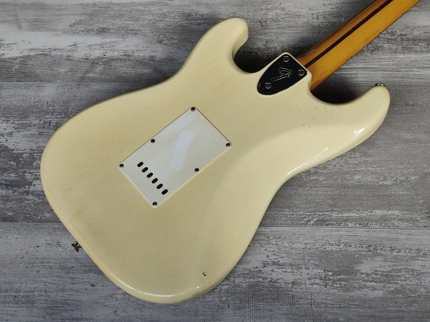 1987 Fender Japan ST72-65 Blackmore Scalloped Stratocaster (Aged Olympic White)