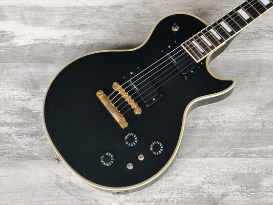 1995 Burny Japan RLC-105S Les Paul Custom "Pata" Model (Ebony)