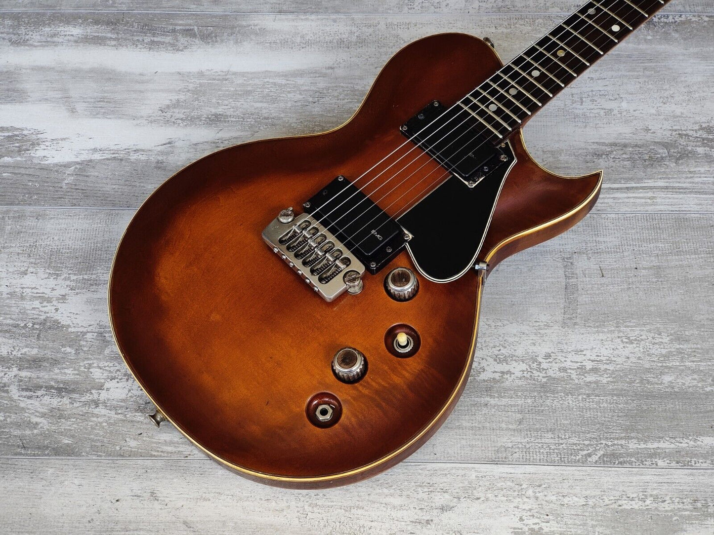 1978 Aria Pro II Japan PE-1500 Prototype Series Single Cutaway (Violin Finish)