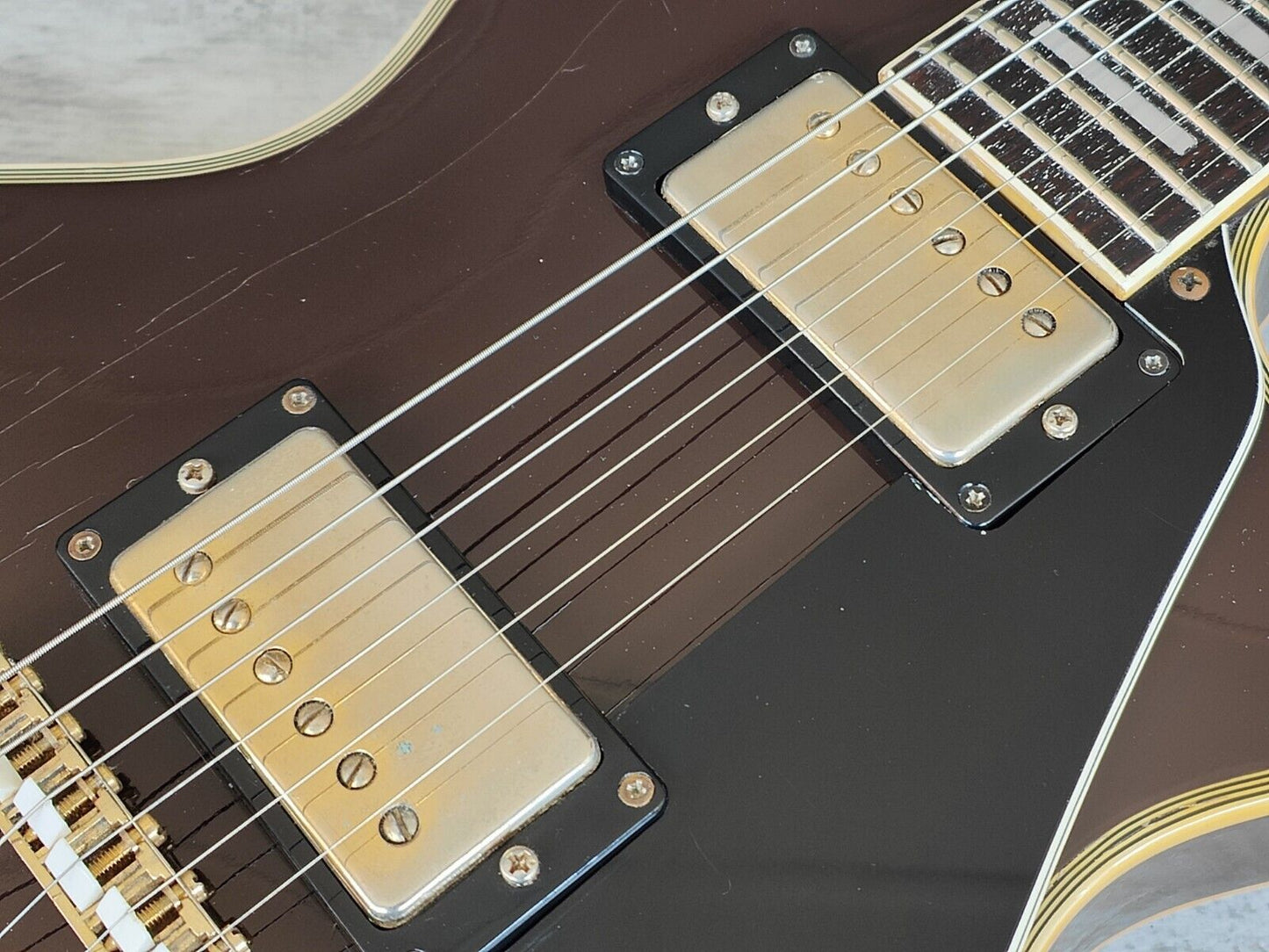 1970's Roje (Zen-On) Japan Les Paul Custom (Brown)