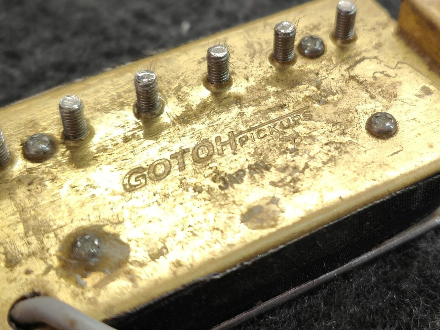 1990's Gotoh (Tokai) Japan NOS Uncovered Chrome PAF Humbuckers (Mirror)