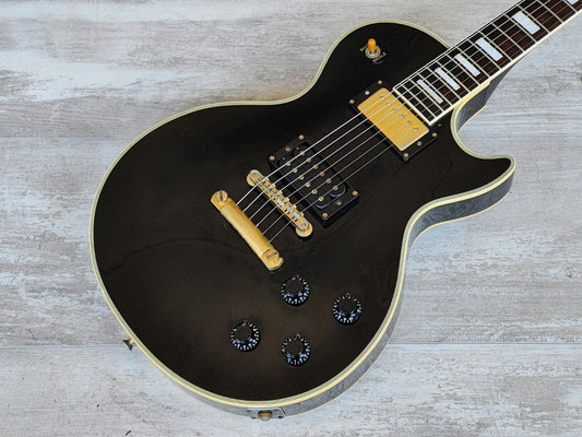 1988 Burny Japan RLC-60 Les Paul Custom (Black)