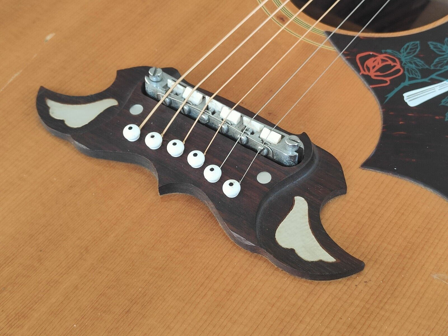 1980 Morris WD-35 Dove Japanese Vintage Acoustic Guitar (Natural)