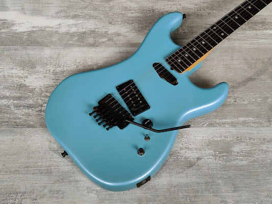 1986 Kramer Japan JK1000 HS Superstrat (Refinished Metallic Blue)
