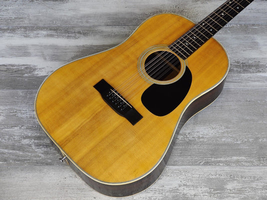 1970's Jumbo Japanese Vintage 12-String Acoustic Guitar (Natural)