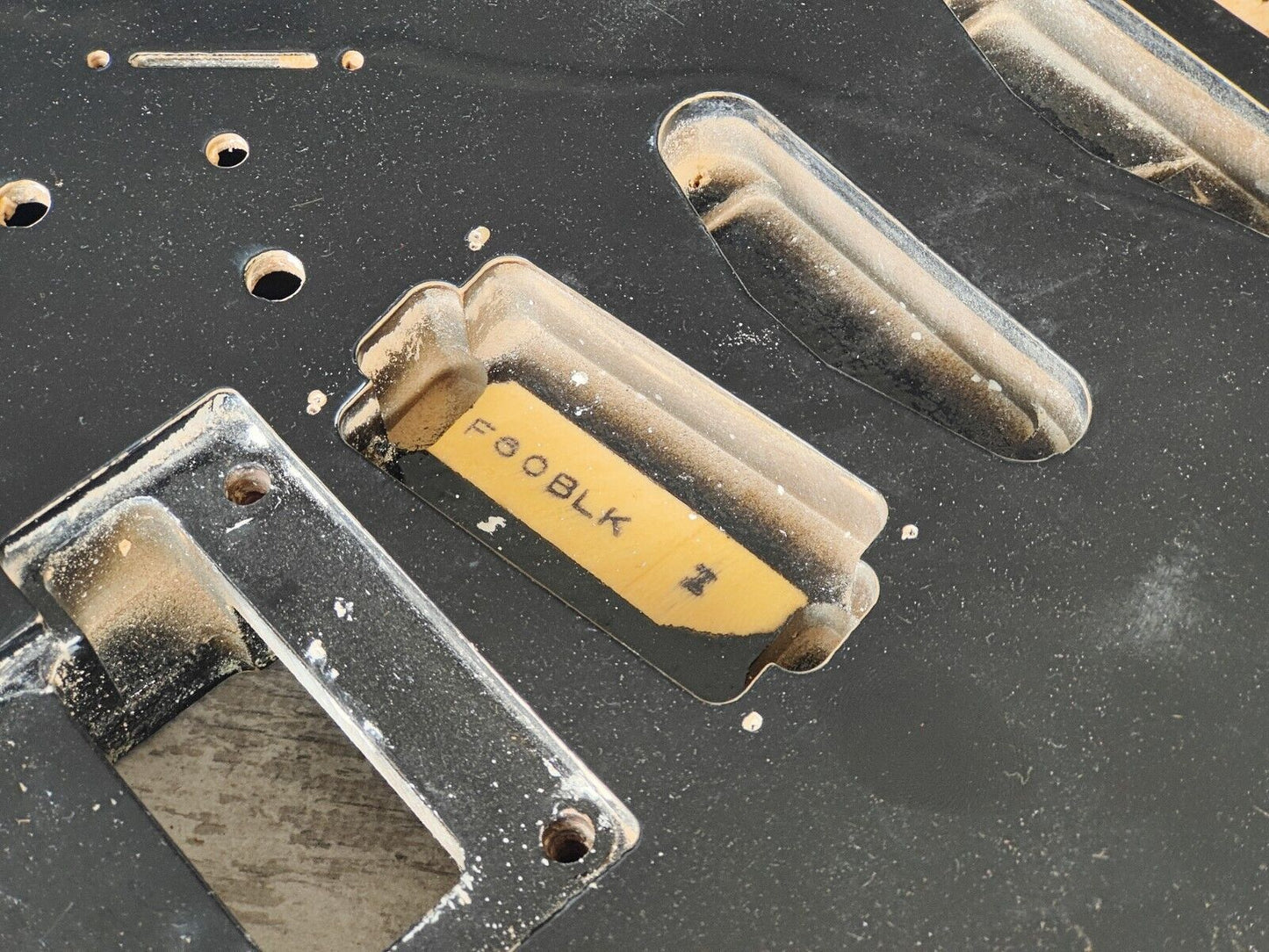 1990's Kramer Japan (by Tokai) LH Left Handed NOS Superstrat Body/Neck (Black)