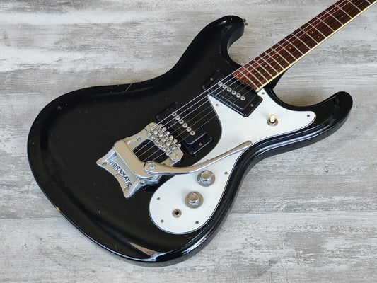 1970's Mosrite Japan Avenger w/Vibramatic Vibrato (Black)