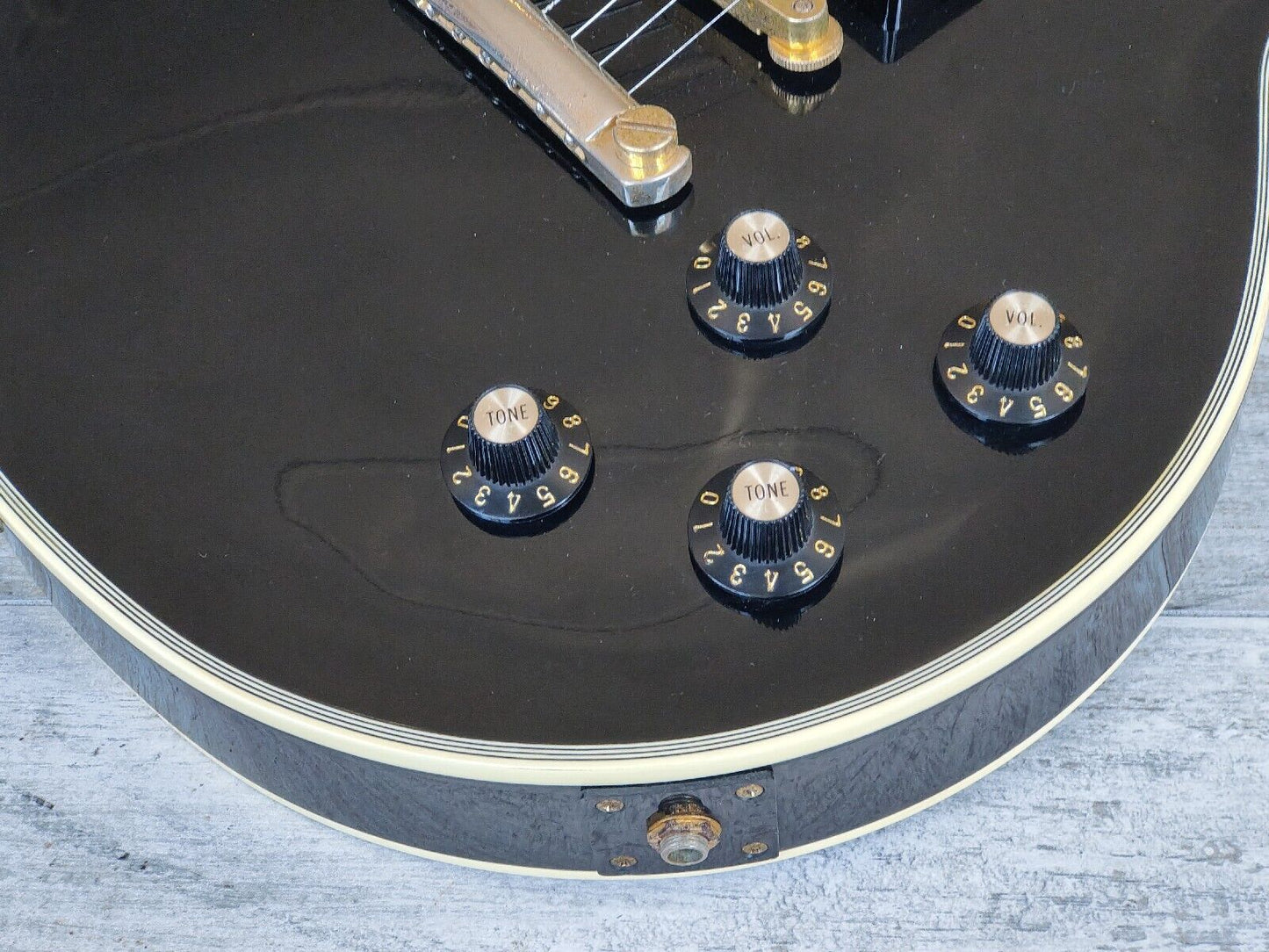 1987 Greco Japan EGC68-50 Les Paul Custom (Ebony)