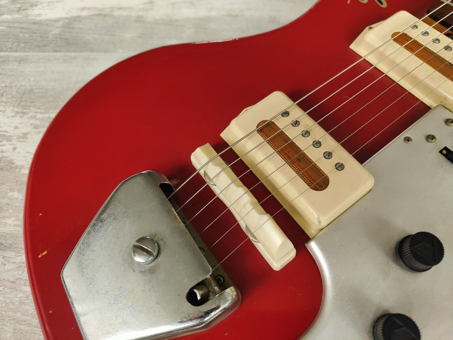 1960's Guyatone Japan LG-85T Electric Guitar (Dakota Red)