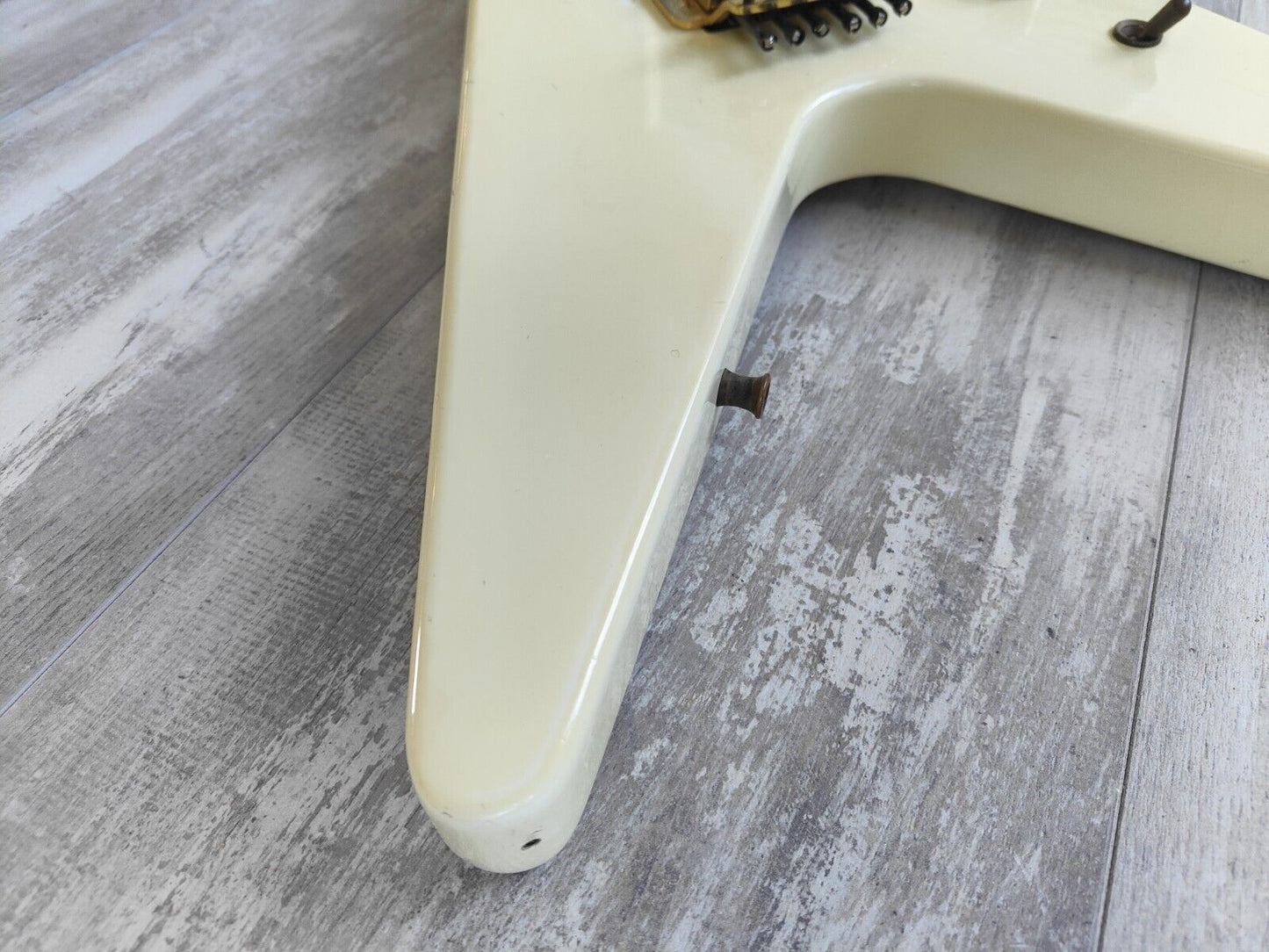 1980's Fernandes Japan BSV-80J  Short Scale Flying V (Vintage White)