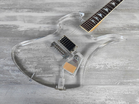 2006 Fernandes Japan MG-85C Clear Acrylic Mockingbird (Hide Artist Model)