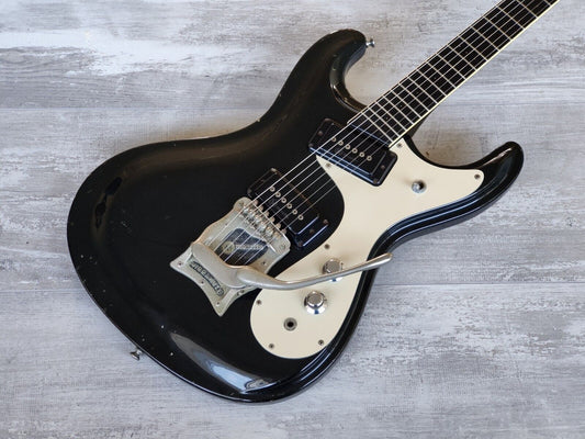 1999 Mosrite "1964" Reissue Ventures Model w/Vibramute Tremolo (Black)