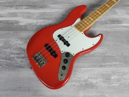 1990's Edwards Japan (by ESP) E-JB-85 '70's Reissue Jazz Bass (Fiesta Red)