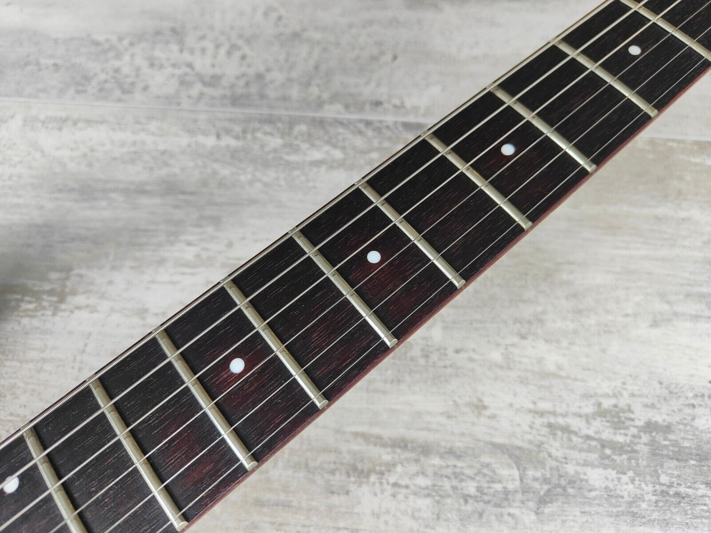 1988 Fernandes Japan FR-85 Revolver Active Superstrat (Cherry Sunburst)