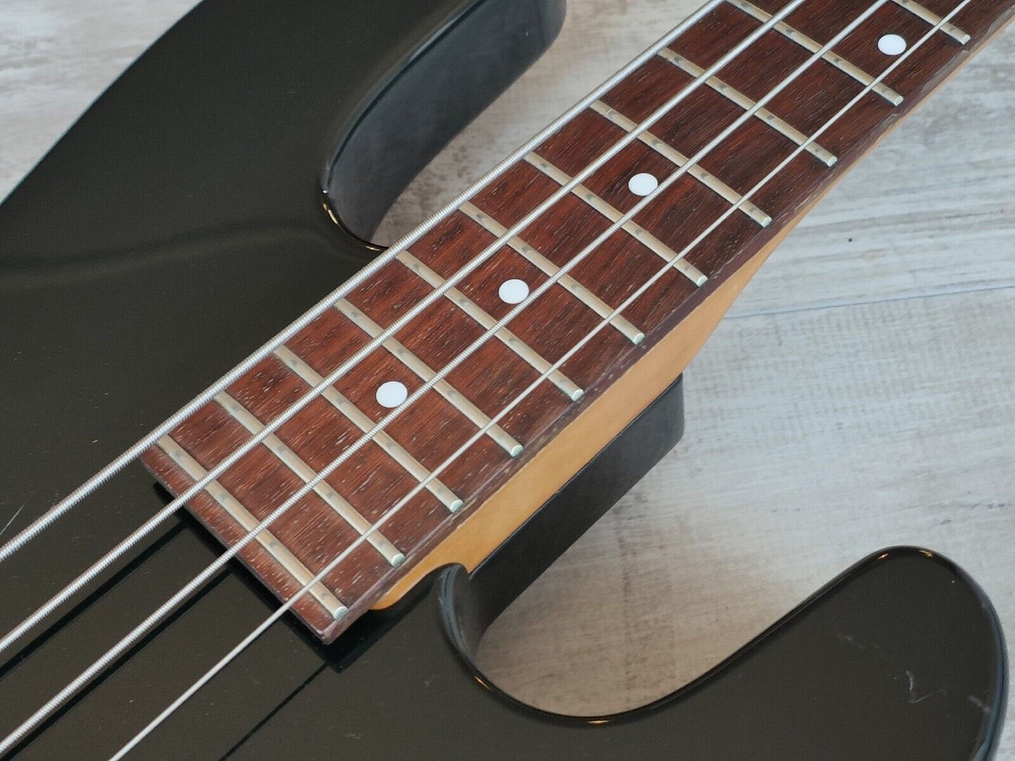 1987 Charvel Jackson Japan Model 2B PJ Bass (Black)