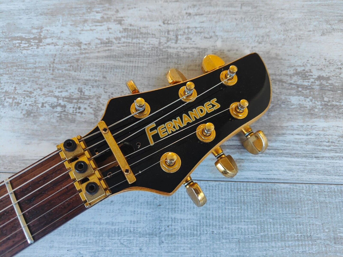 1995 Fernandes Japan APG-85S Sustainer HSS Guitar (Faded Metallic Red)