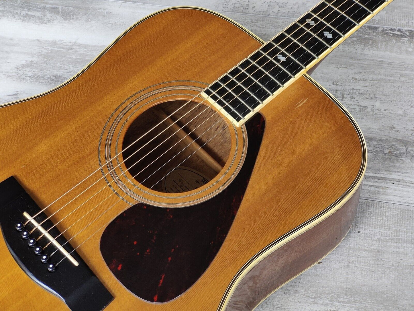 1978 Yamaha L-5 Japanese Vintage Acoustic Dreadnought Guitar (Natural)