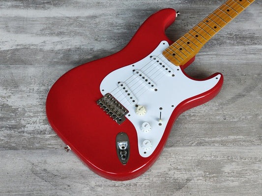 1990's Fender Japan '57 Reissue Stratocaster (Refinished Sparkle Red)