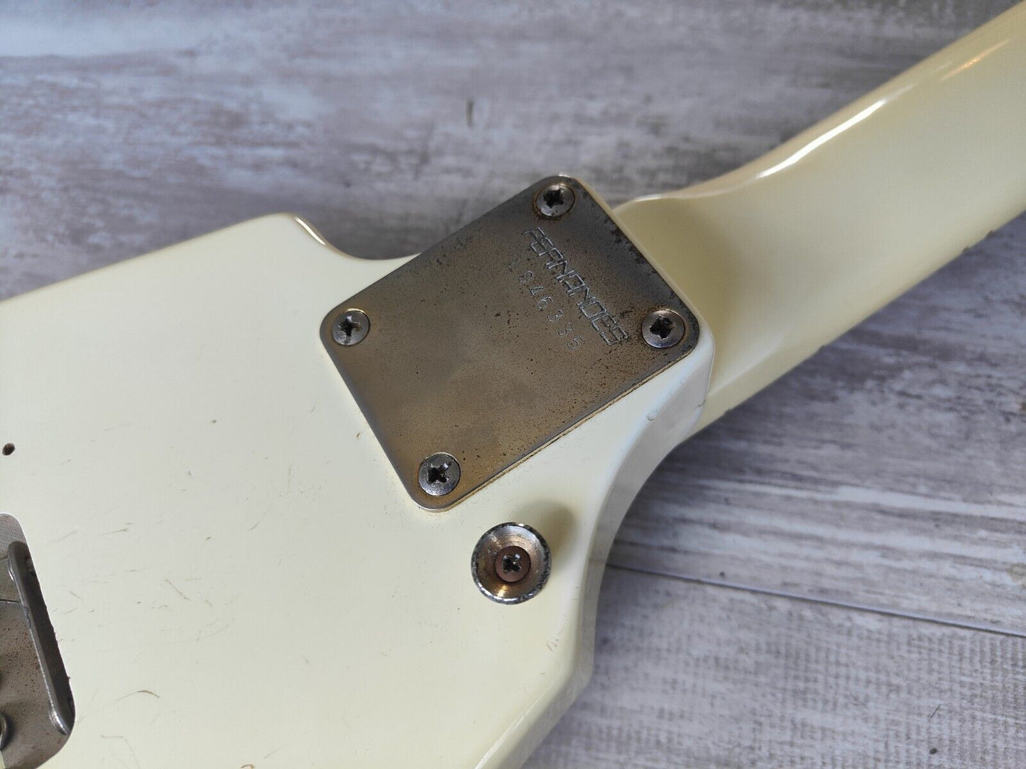 1980's Fernandes Japan BSV-80J  Short Scale Flying V (Vintage White)