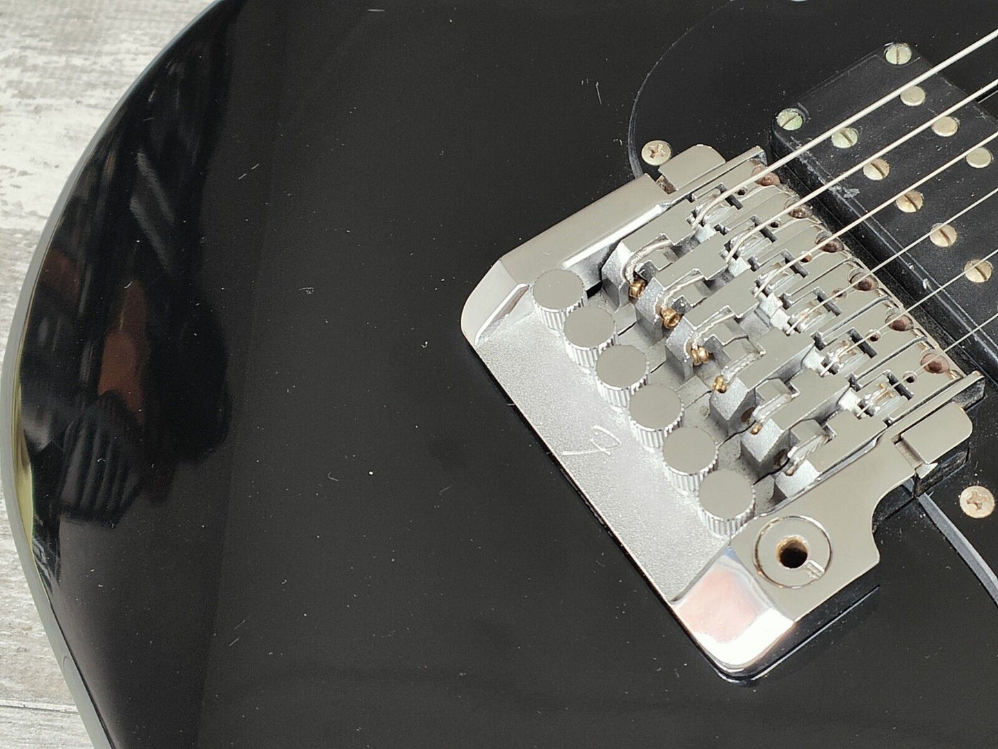 1986 Fender Japan "E Series" ST755 Comtemporary HH Stratocaster (Black)