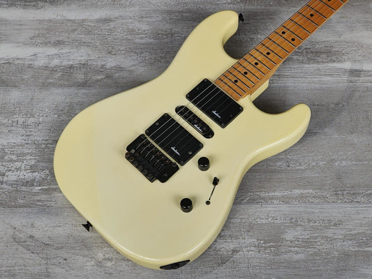 1989 Charvel Japan Model HSH Superstrat (Aged White)
