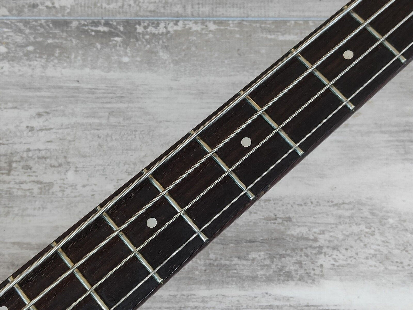 1987 Fernandes Japan FRB-60 PJ Revolver Bass (Trans Red)