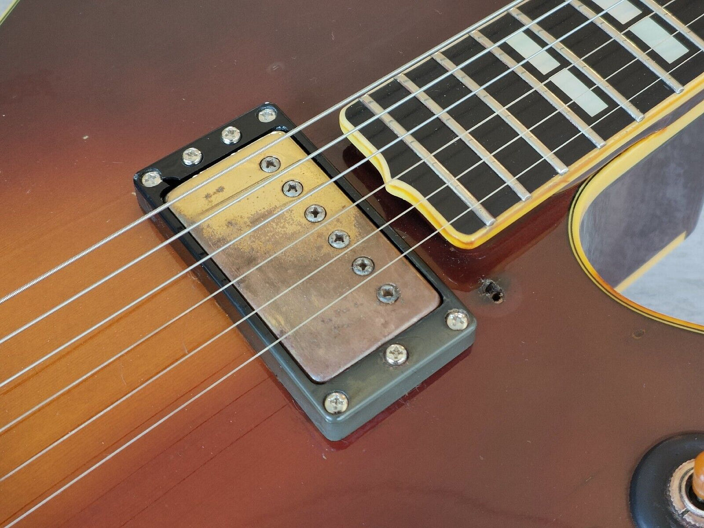 1980 Yamaha Japan AE-1200 Hollowbody Jazz Electric Guitar (Antique Stain)