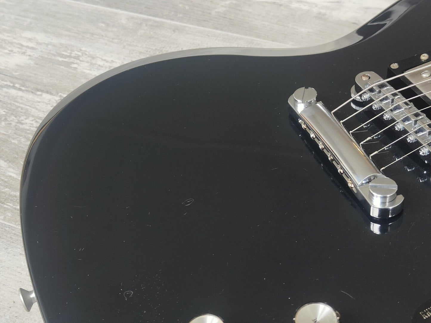 1990 Greco Japan SS-600P2 SG Double Cutaway (Black)