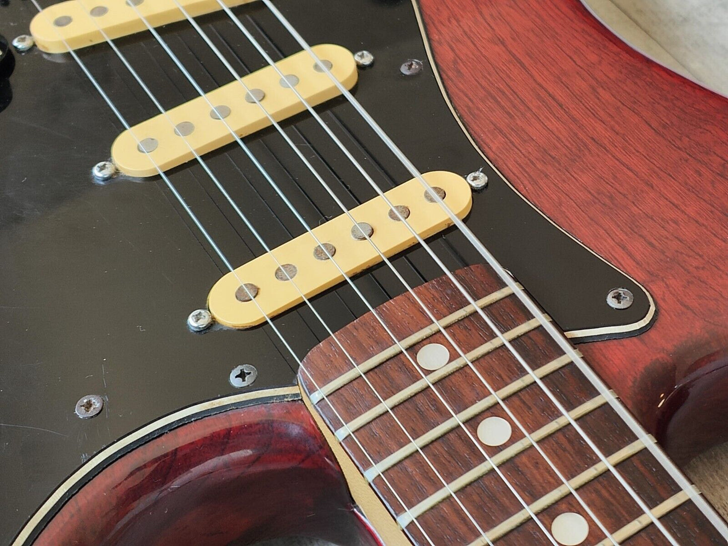 1978 Fresher Japan FS-682 Protean Series Stratocaster w/Onboard Effects (Red)