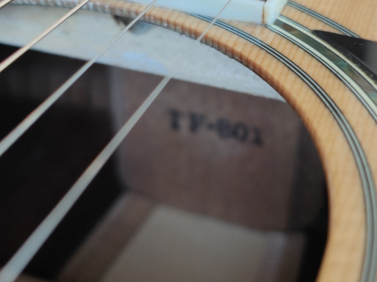 1980's Morris TF-801 Japanese Vintage Acoustic Dreadnought Guitar (Natural)