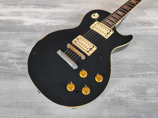 1980 Aria Pro II Japan LS-600 Les Paul Standard (Black)