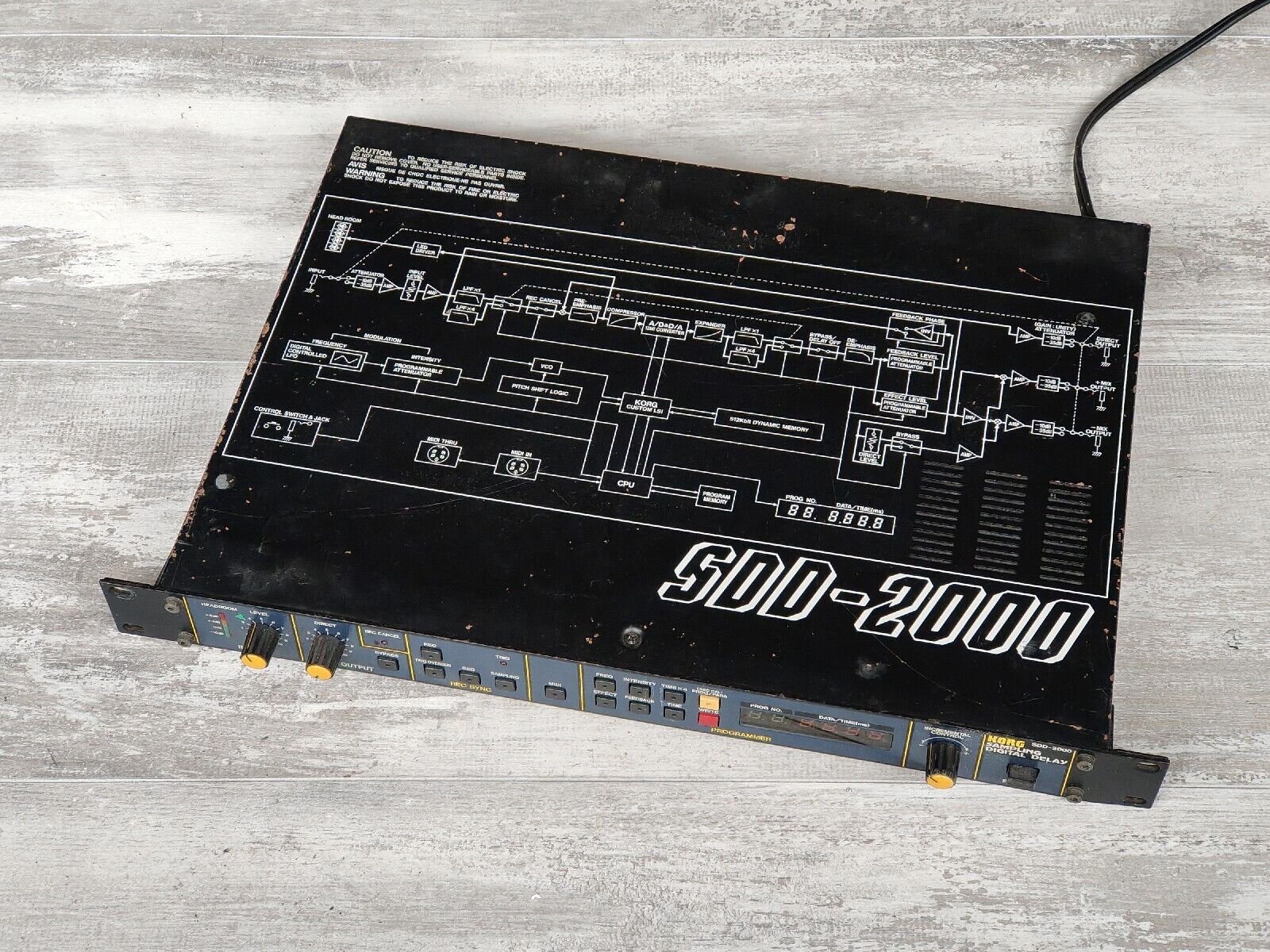 1980's Korg SDD-2000 Sampling Digital Delay Rack – Cool Old Guitars