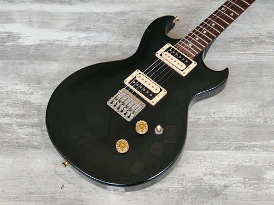 1981 Aria Pro II Japan CS-400 Cardinal Double Cutaway (Black)
