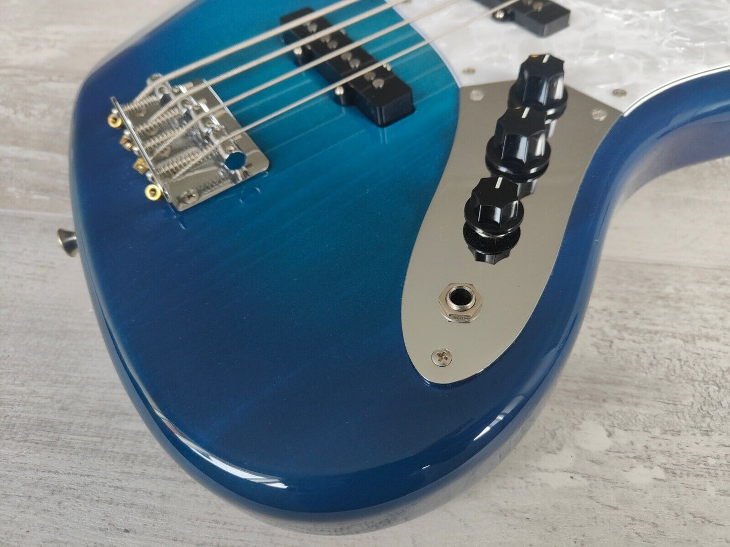 2019 FGN (Fujigen) Japan Neo Classic KNJB10RBD Jazz Bass (Blue Burst)