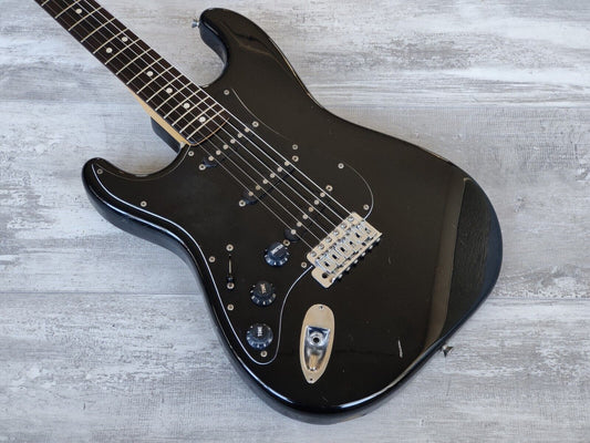 1986 Fender Japan ST72-55 LH Left Handed '72 Reissue Stratocaster (Black)